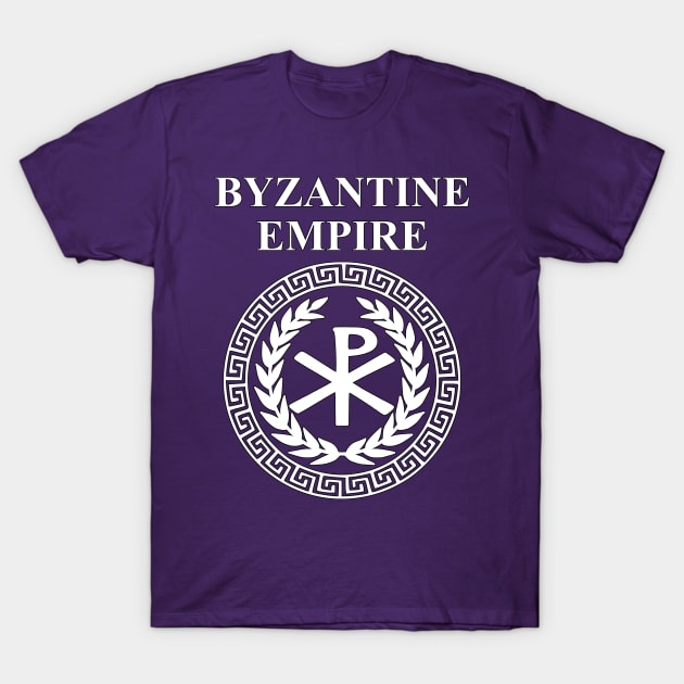 Byzantine Empire Constantinople Imperial Heraldry Symbol T-Shirt by AgemaApparel